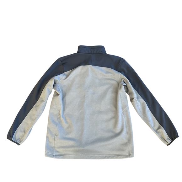 The North Face Jacket Soft Shell Fleece Lined full zip Warm Gray Men’s Large EUC - Picture 3 of 12